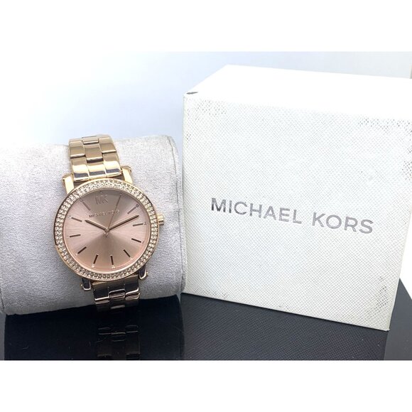 Michael Kors Women\'s Watch MK7346 Corey Quartz Rose Gold Stainless Steel 38mm main image 13